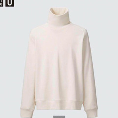 【新品・未使用 XXL】ユニクロU　スウェットタートルネックシャツの画像