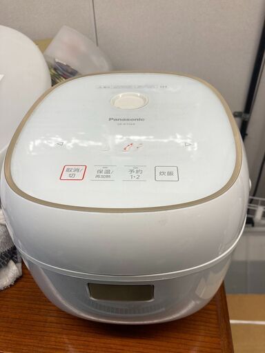 ☆中古￥6,000！Panasonic　3合IH炊飯ジャー　家電　2019年製　SR-KT069型　【BC141】