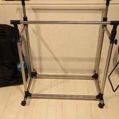 【タダでお譲りします】2段ハンガーラック