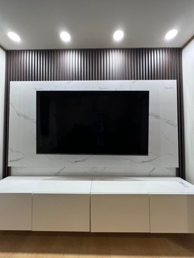 テレビボードの施工事