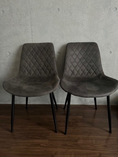 NOCE/ノーチェ　椅子　チェア　2脚　グレー
