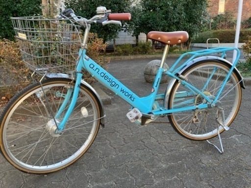 A.N. DESIGN WORKS ・中古自転車 120908 10%OFF】中古 自転車 激安 軽快車 国内メーカー a.n.design works Red