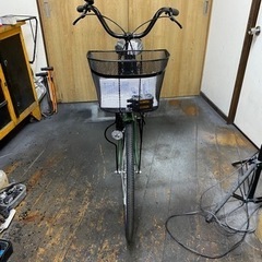24年モデル　新車　サカイサイクル　26インチ　LEDダイナモライト　マットカーキーの画像