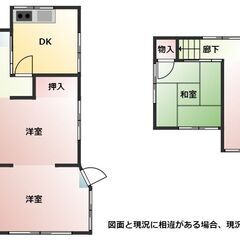 No.201　DIYが楽しめます♪おしゃれな室内♪日当たり良好♪スーツケースの壁で有名な上総川間駅まで徒歩約11分♪ - 市原市