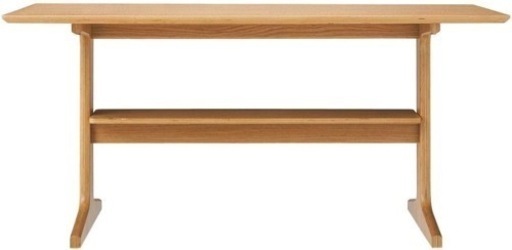 無印良品 リビングでもダイニングでもつかえるテーブル・2・オーク材 