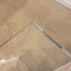 【無印良品】アクリルボックス中&ペーパータオル用フタ　ティッシュケースの画像