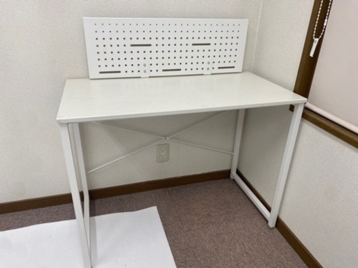 お取引中★ニトリ　デスク＆デスクパネル　ホワイト　美品