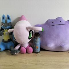 【お話中】ポケモンぬいぐるみ　メタモン　セレヴィ　ルカリオの画像