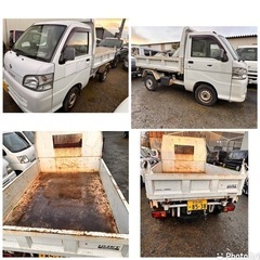 PTO ダンプハイゼットトラック4WD S210P 車検R7.6月MT 奈良出品の画像