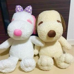 スヌーピー　SNOOPY 大型ぬいぐるみ　3体の画像