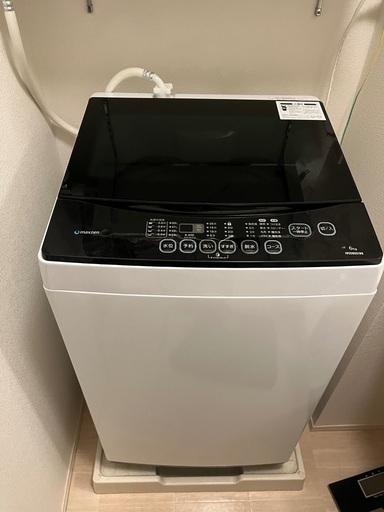 洗濯機　maxzen 2018年購入　6.0kg 一人暮らし