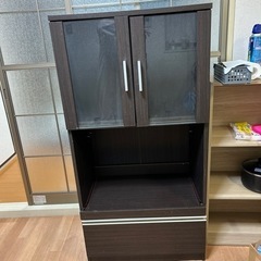 レンジ台、食器棚、炊飯器置き
