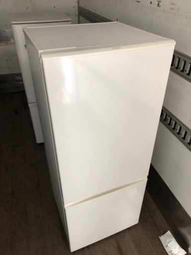 北九州市内配送無料　保証付き　 AQUA アクア AQR-18F(W) [冷蔵庫 (184L・右開き) 2ドア ミルク]