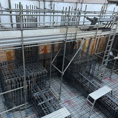 鉄筋工　現場の画像