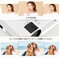 アクロージョイ RV500W 小型プロジェクター。の画像