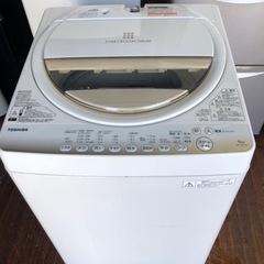 北九州市内配送無料　保証付き　東芝 TOSHIBA AW-6G2(W) [全自動洗濯機（6.0kg） グランホワイト]