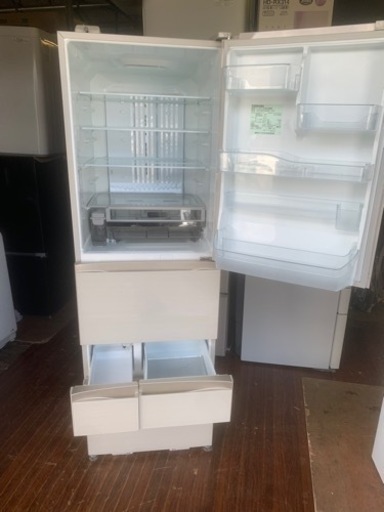 福岡市内配送設置無料　2018年式　東芝 TOSHIBA GR-M470GW(ZC) [VEGETA（ベジータ） 冷凍冷蔵庫 （465
