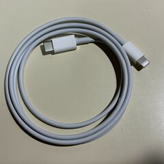 【無料】「純正（たぶん）lightning－USB-Cケーブル（...
