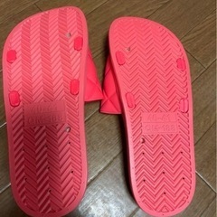  ピンク　サンダル　レディース　LLサイズの画像