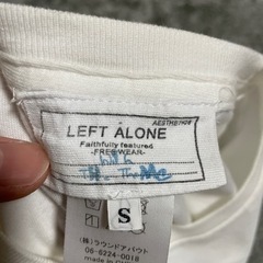 LEFTALONE Tシャツ　印の画像