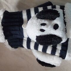 スヌーピーの手袋とイヤーマフの画像