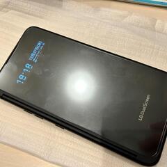 新品同様 LG G8X ThinQ SoftBank SIMロック解除済み オーロラ