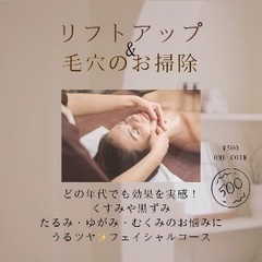 フェイシャルモニター募集