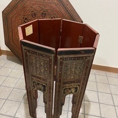 レトロ　家具 テーブル サイドテーブルの画像