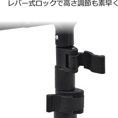 譜面台 軽量アルミ製 ブラックの画像