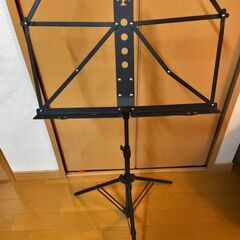 譜面台 軽量アルミ製 ブラックの画像
