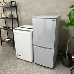 ☑︎ご成約済み🤝  一人暮らし家電2点セット✨ 安心のSHARP⭕️の画像