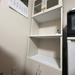 お取引き中です！食器棚　キッチン収納　中古 お取引の方決まりました (転勤族) 宮城野通の収納家具《食器棚