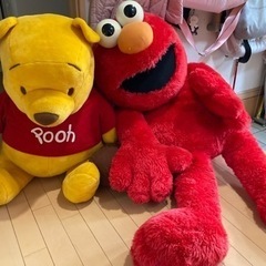 値下げしました！　エルモとプーさんの画像