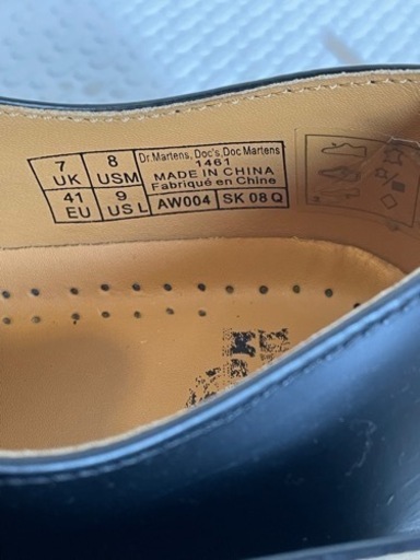 ドクターマーチン 3ホール UK7 26.5センチ