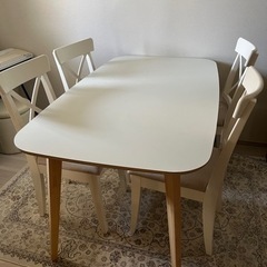 IKEA NORDMYRA ノールドミーラ ダイニングテーブル ホワイト