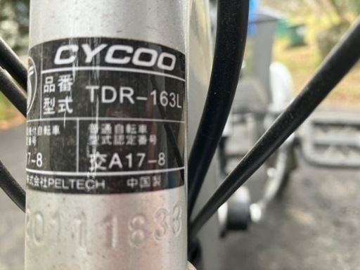 3輪電動アシスト付き自転車