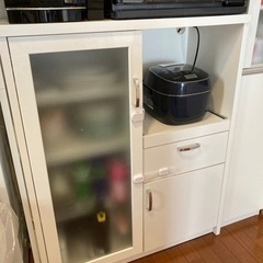 【お渡し先決まりました】カップボード　炊飯器置き