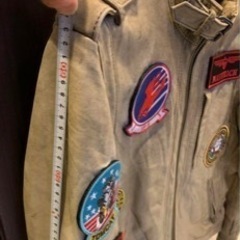 【カスタム】レザーライダースジャケット トップガンマーヴェリックの画像