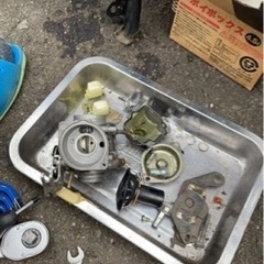 YBR125エンジン実働の画像