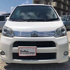 【自社ローン】★保証人なし★全国対応★ムーヴカスタム★ホワイト★純正アルミ★車検R8/7の画像