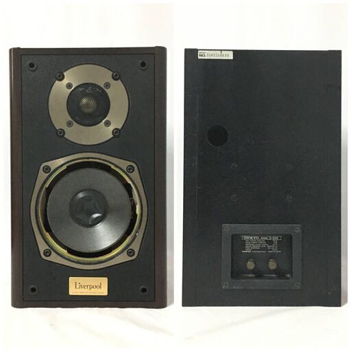 BF10/6　ONKYO オンキョー D-200 Liverpool 2wayスピーカー 動作確認済 現状品 音出しOK ◆