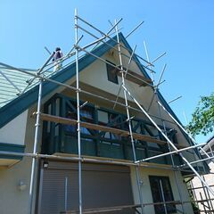 ペンキ塗り 外壁塗装の補助作業　出勤日・時間相談可の画像