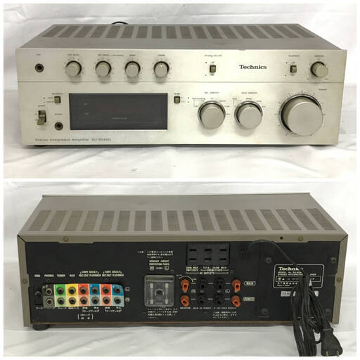BF10/27　Technics テクニクス ST-8044G プリメインアンプ チューナー 通電 音出し確認済 ジャンク扱い 中古品◆