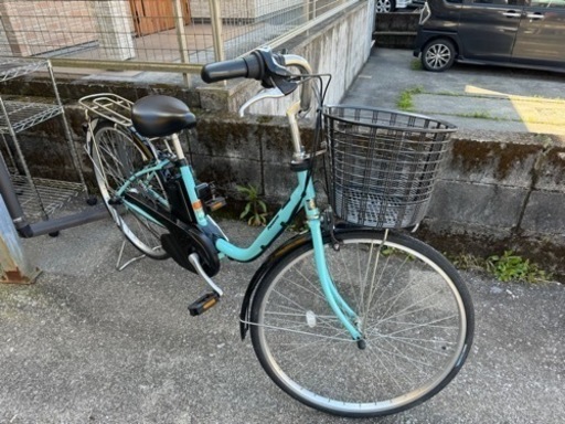 【リサイクルサービス八光】パナソニック   [電動アシスト自転車 ビビ・YX 26型 ミントブルー]BE-9ELSX632V4
