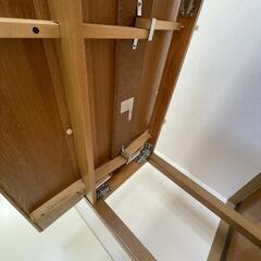 値下げ　IKEA BJURSTA 木製伸縮テーブル　引取限定の画像