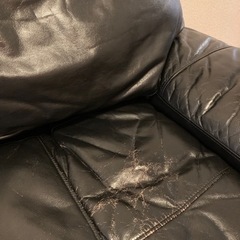 本革ソファの画像