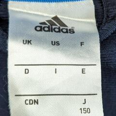 アディダスadidasジャージ150ネイビー系②の画像