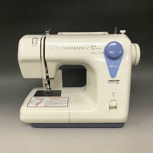 BF11/51　JAGUAR ジャガー ミシン SB-001 コンパクト JAGUAR製フットコントローラー・専用ケース付き 中古品○