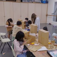 小学生　絵画工作教室の画像