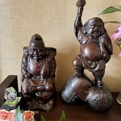 大黒様、恵比寿様/置物、オブジェ